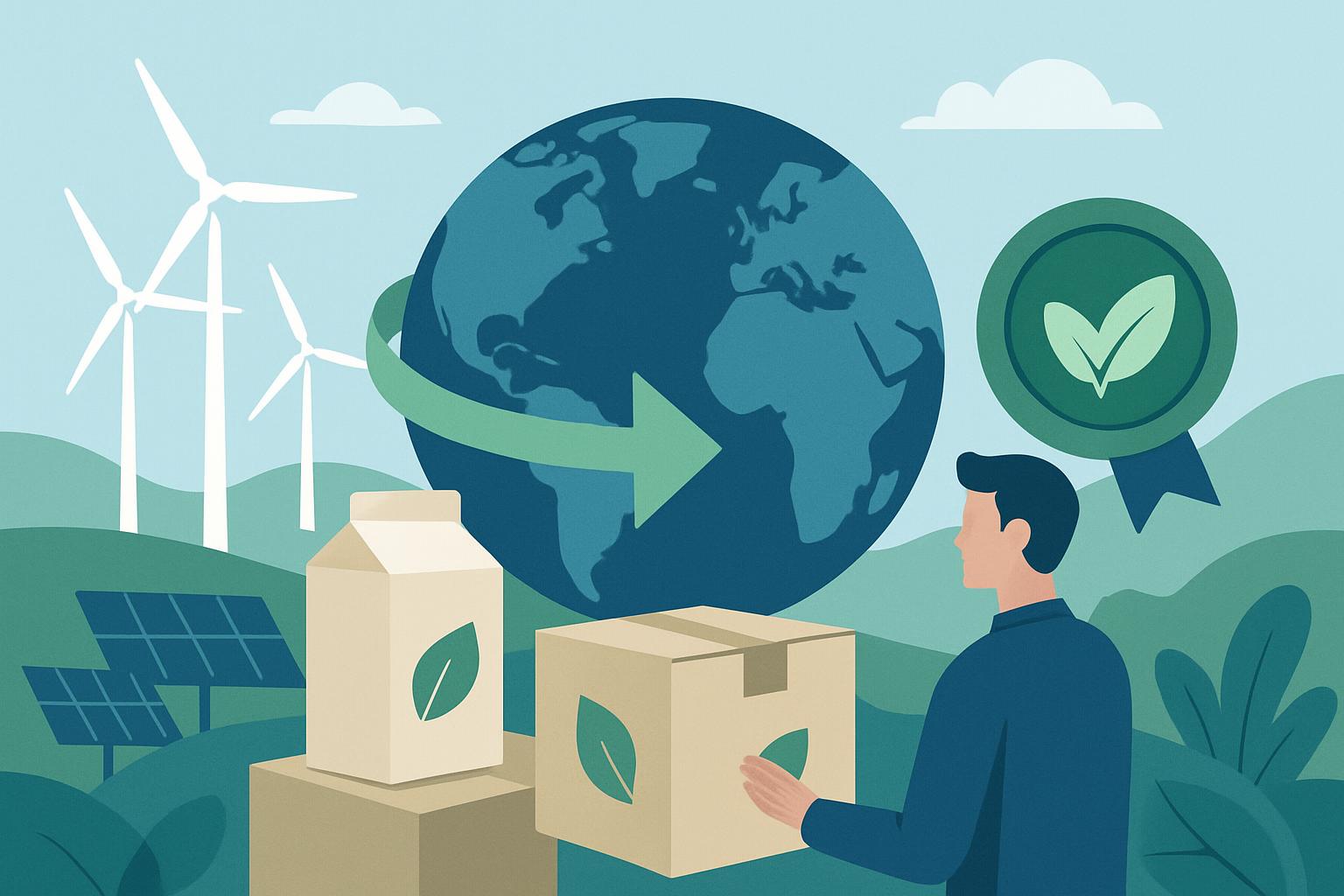 Sustainable global sourcing with eco-friendly practices