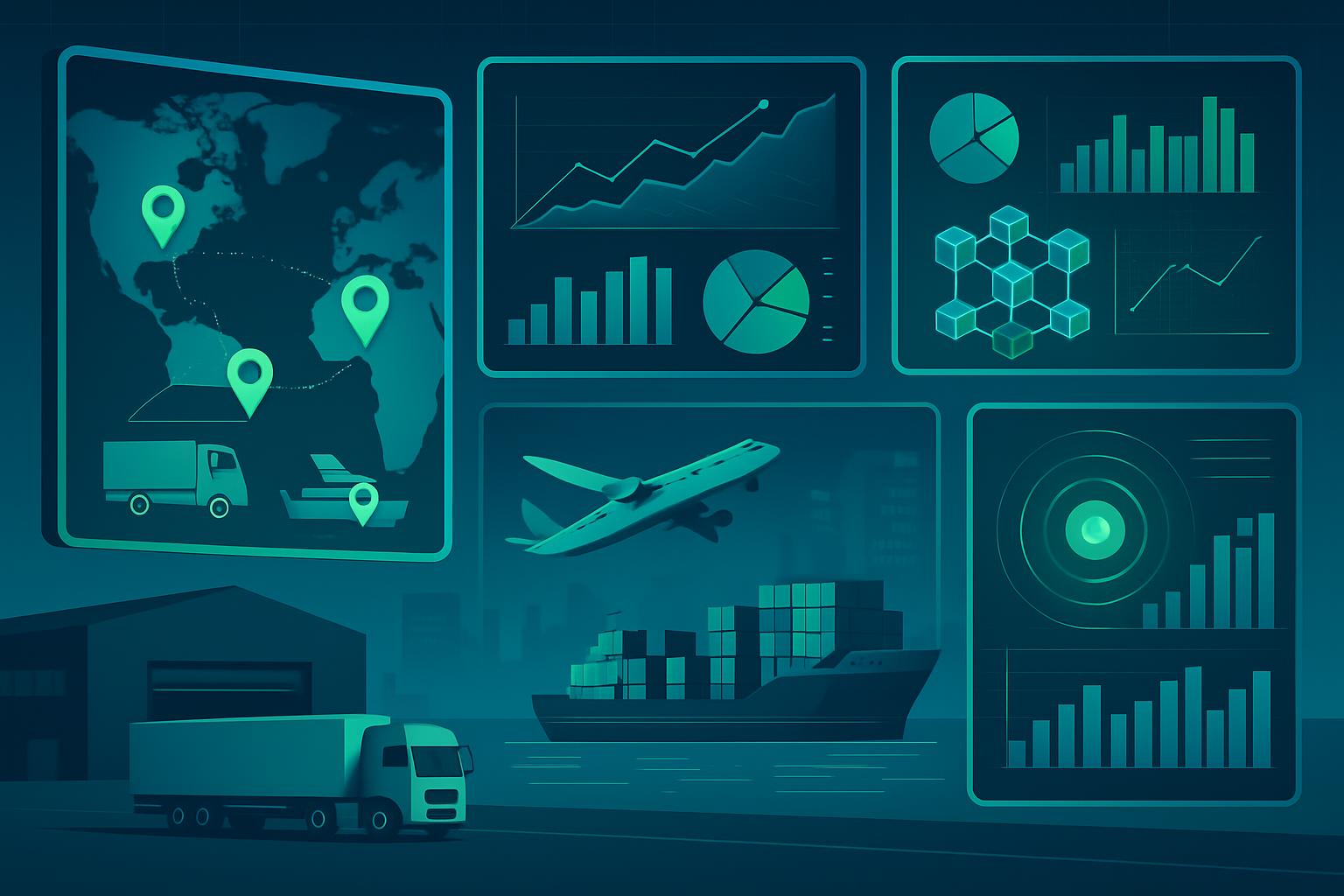 Supply chain technology integration with digital dashboards and analytics